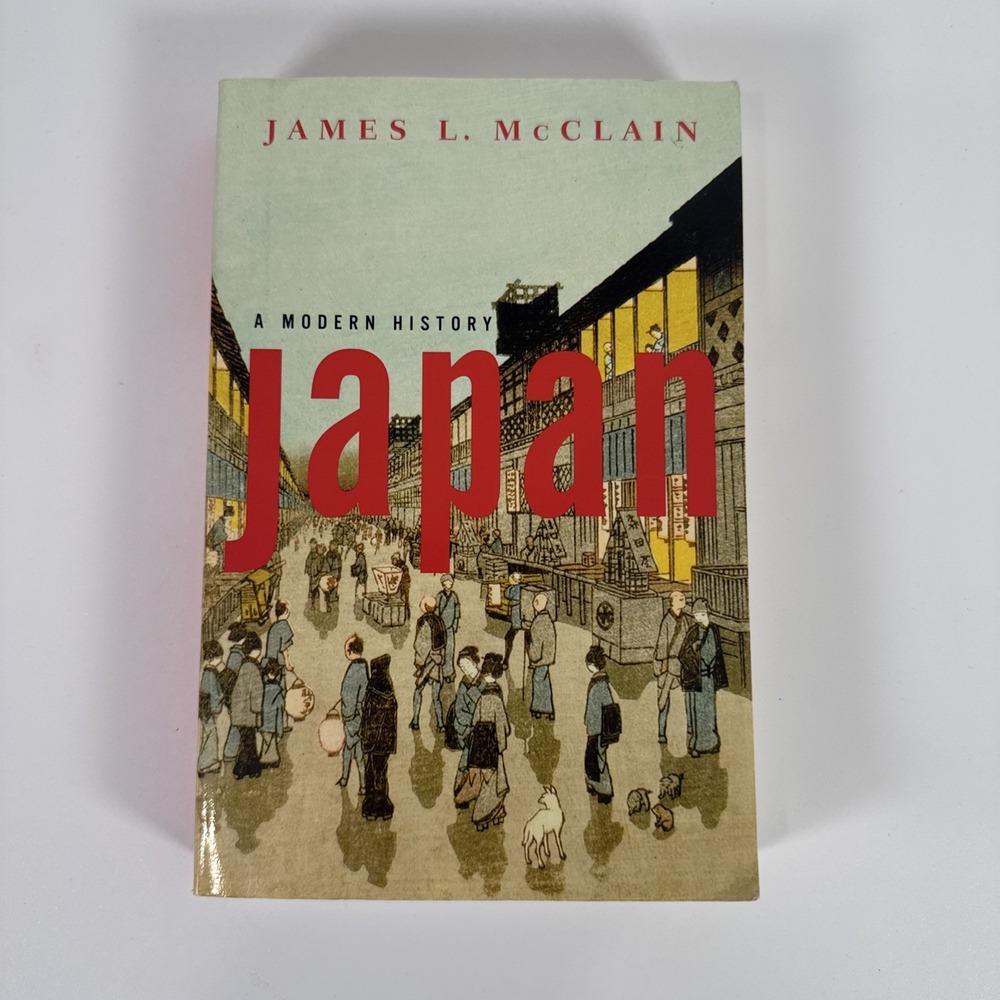 Japan: A Modern History by James L. McClain (Paperback) pre-owned Very‎ Good